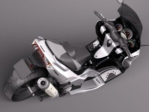 Yamaha T-Max 2008-2012 3D 모델