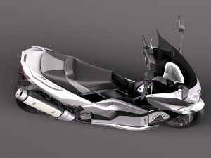 Yamaha T-Max 2008-2012 3D 모델