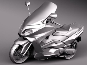 Yamaha T-Max 2008-2012 3D 모델