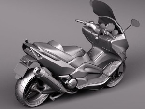 Yamaha T-Max 2008-2012 3D 모델