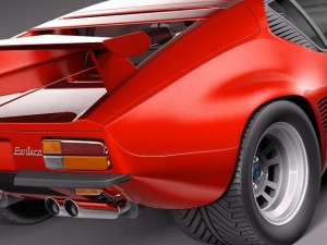 De Tomaso Pantera GTS 1971-1991 Modelo 3D