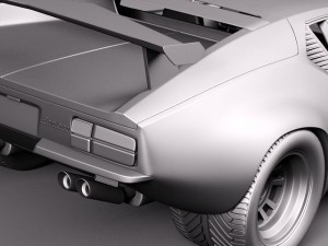 De Tomaso Pantera GTS 1971-1991 Modelo 3D
