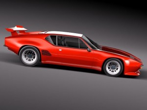 De Tomaso Pantera GTS 1971-1991 Modelo 3D