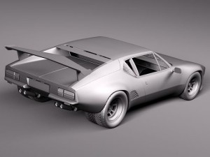 De Tomaso Pantera GTS 1971-1991 Modelo 3D