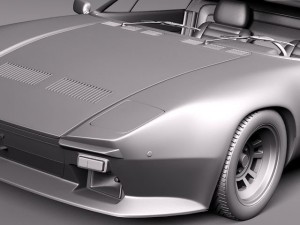 De Tomaso Pantera GTS 1971-1991 Modelo 3D