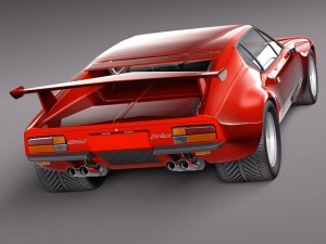 De Tomaso Pantera GTS 1971-1991 Modelo 3D