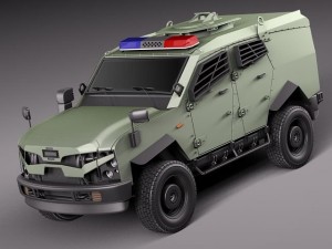 Oshkosh Sand Cat 3D Модель
