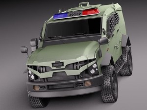 Oshkosh Sand Cat 3D Model