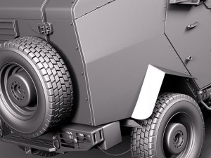 Oshkosh Sand Cat 3D Model