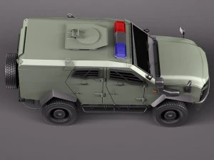 Oshkosh Sand Cat 3D Model