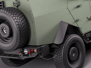 Oshkosh Sand Cat 3D Model