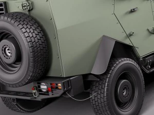 Oshkosh Sand Cat 3D Model