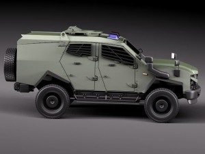 Oshkosh Sand Cat 3D Model