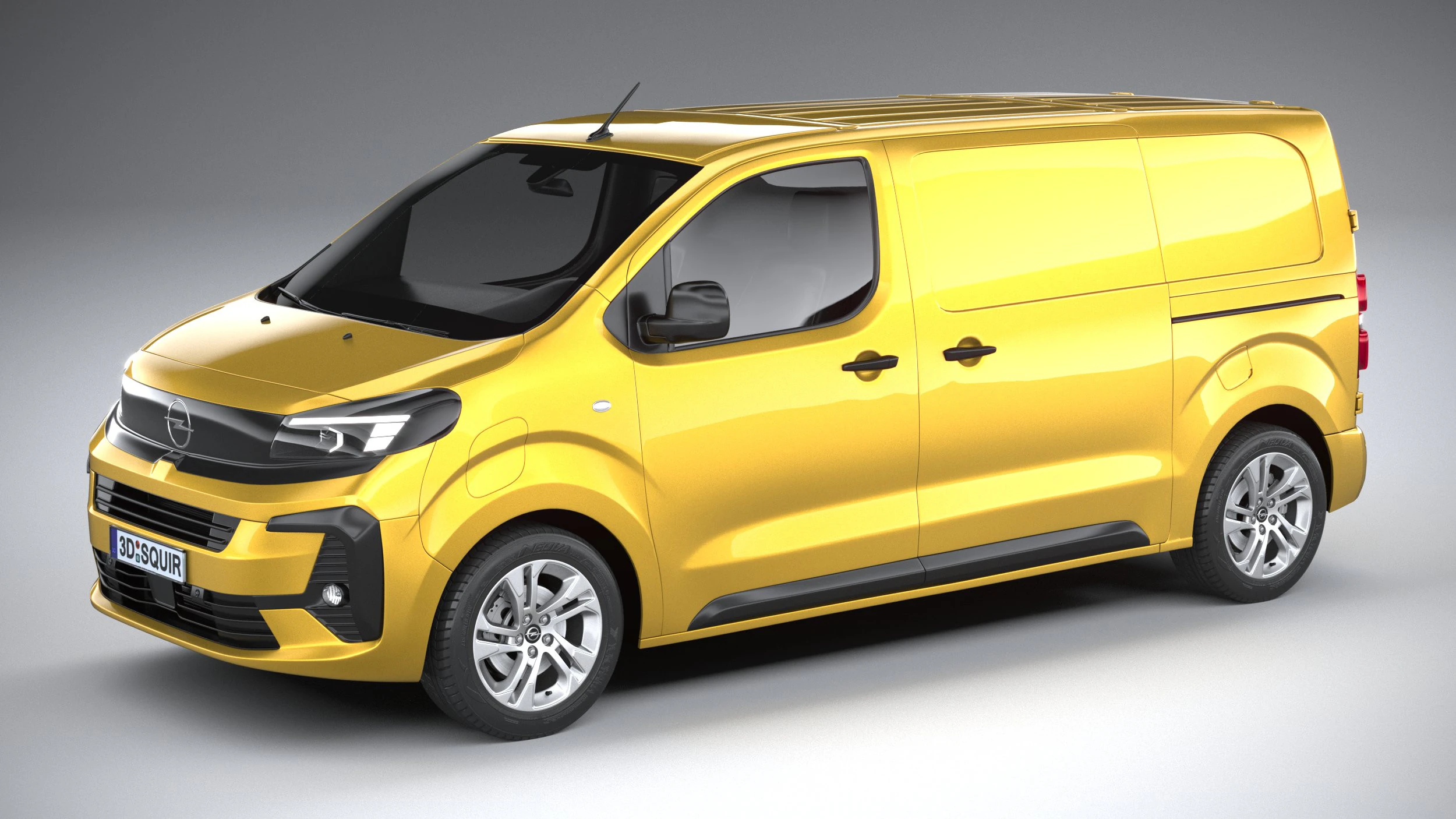 Opel Vivaro E 2024 3D Model .c4d .max .obj .3ds .fbx .stl .blend