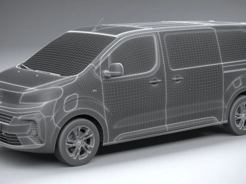 Opel Vivaro E 2024 3D Model