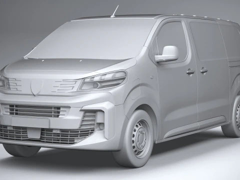 Peugeot E-Expert 2024 3D Model