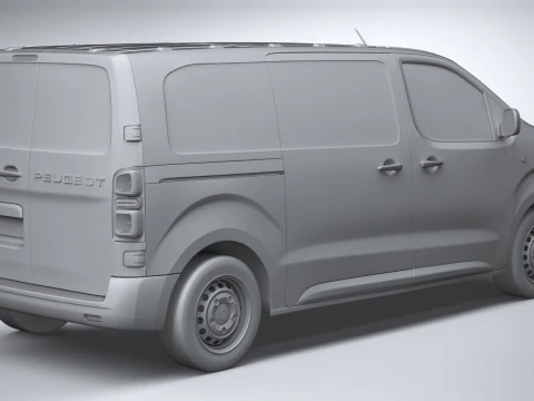Peugeot E-Expert 2024 3D Model