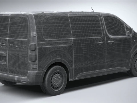 Peugeot E-Expert 2024 3D Model