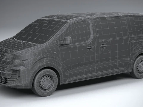 Peugeot E-Expert 2024 3D Model