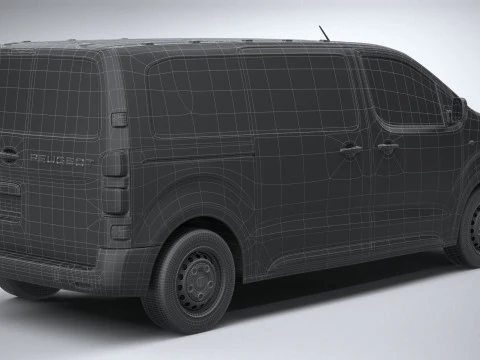 Peugeot E-Expert 2024 3D Model