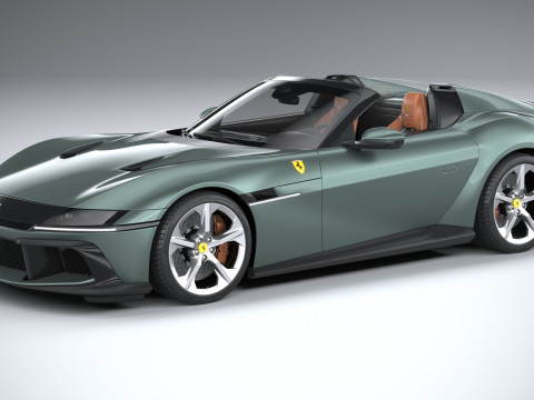 Ferrari 12Cilindri Spider 2025 3D Model