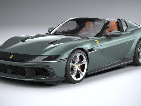 Ferrari 12Cilindri Spider 2025 Modèle 3D