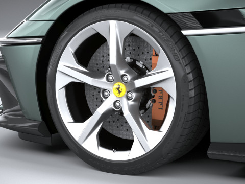 Ferrari 12Cilindri Spider 2025 Modèle 3D