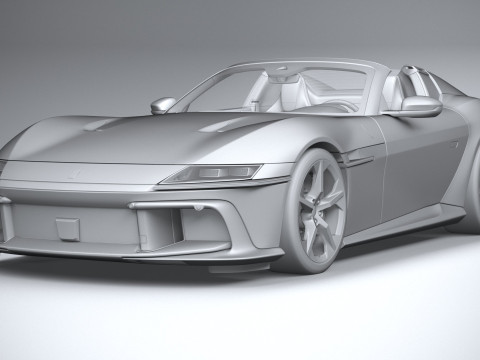 Ferrari 12Cilindri Spider 2025 Modèle 3D
