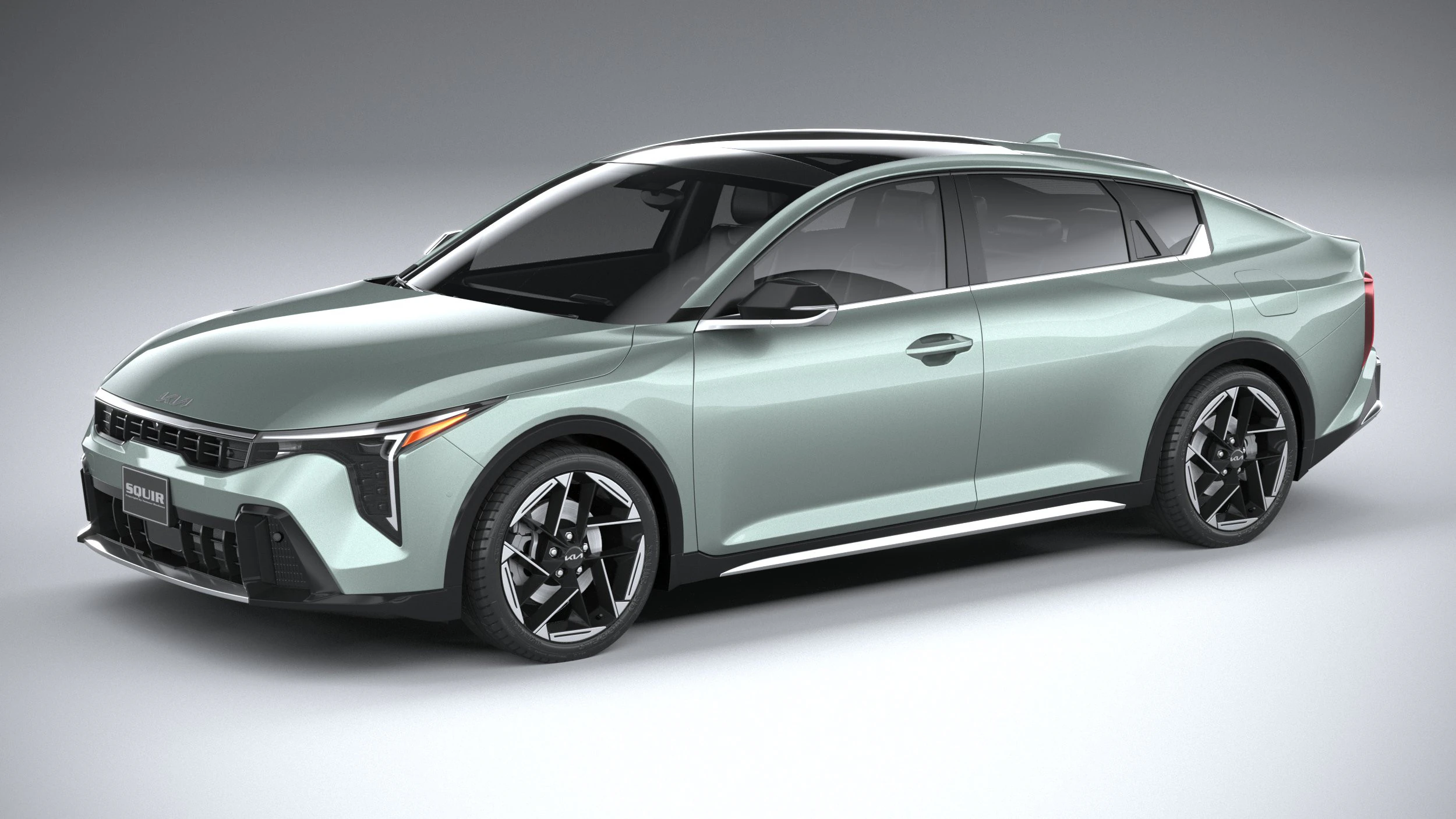 Kia K4 2025 3D Model .c4d .max .obj .3ds .fbx .stl .blend 