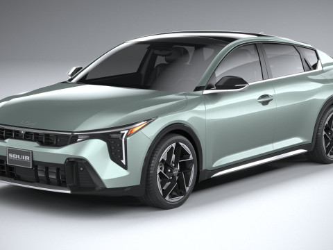 Kia K4 2025 3D Model