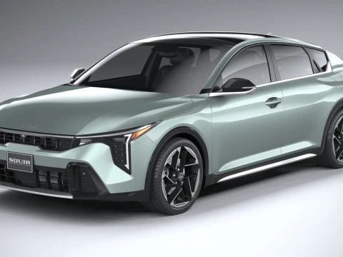Kia K4 2025 3D Model