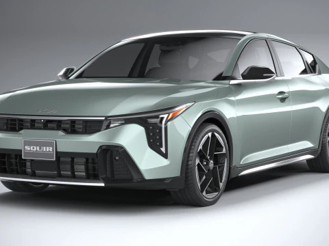 Kia K4 2025 3D Model