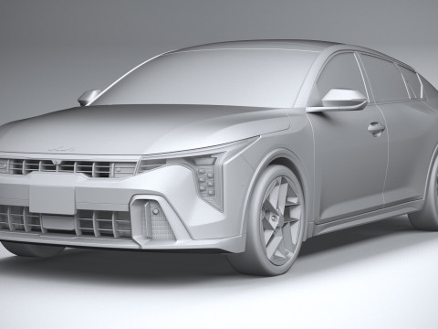 Kia K4 2025 3D Model