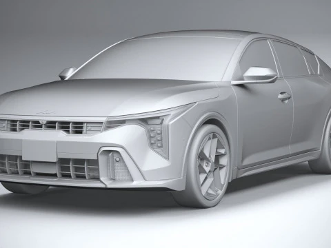 Kia K4 2025 3D Model
