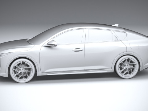 Kia K4 2025 3D Model