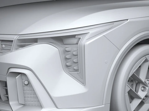 Kia K4 2025 3D Model