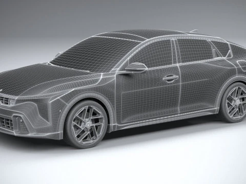 Kia K4 2025 3D Model