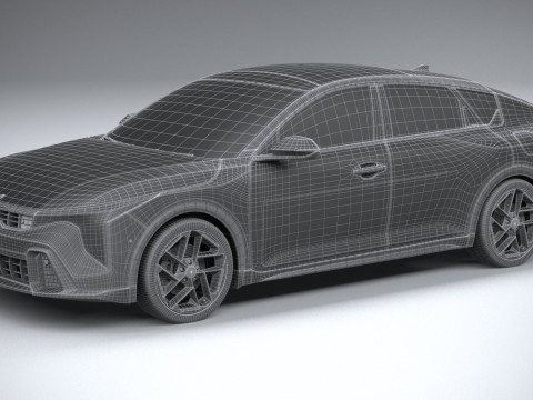 Kia K4 2025 3D Model