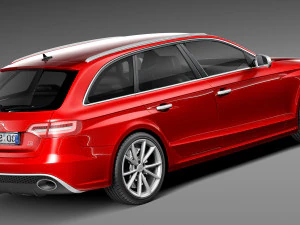Audi RS4 Avant 2013 3D Model