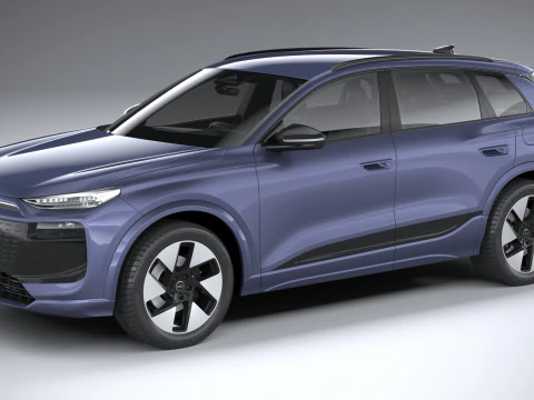 Audi Q6L E-tron 2025 3D Модель