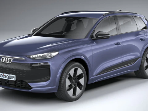 Audi Q6L E-tron 2025 3D Model