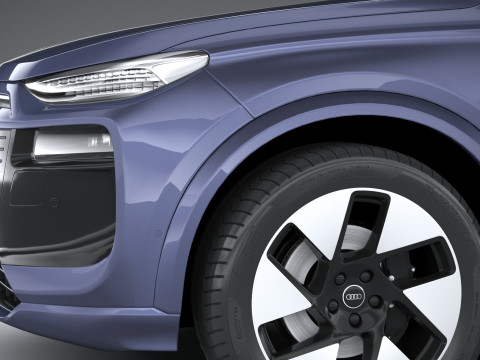 Audi Q6L E-tron 2025 Modelo 3D