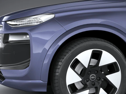 Audi Q6L E-tron 2025 3D Model