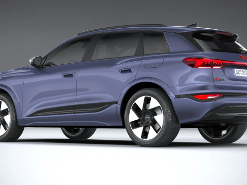 Audi Q6L E-tron 2025 3D Model