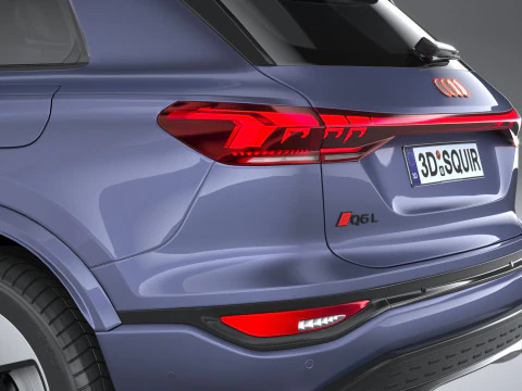 Audi Q6L E-tron 2025 3D Model