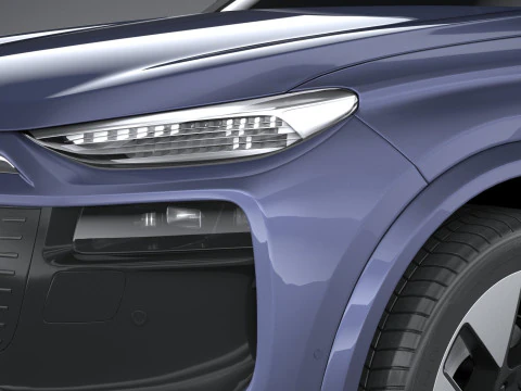 Audi Q6L E-tron 2025 3D Model