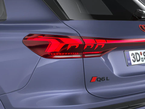 Audi Q6L E-tron 2025 3D Model