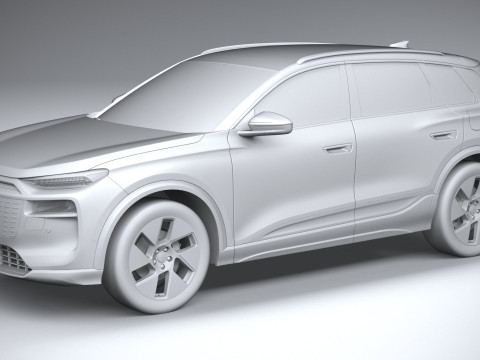 Audi Q6L E-tron 2025 Modelo 3D