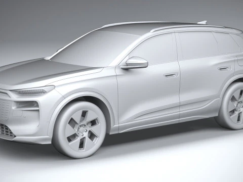 Audi Q6L E-tron 2025 3D Model