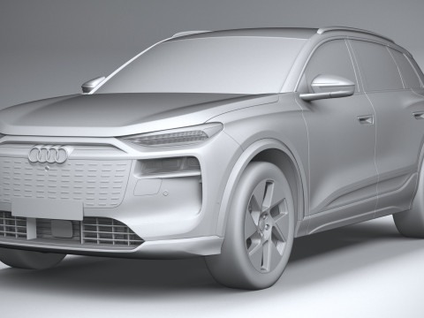 Audi Q6L E-tron 2025 Modelo 3D